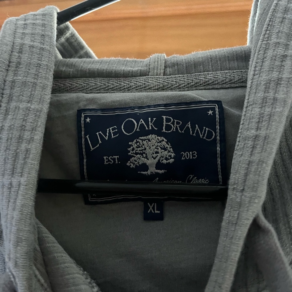 Gray Ribbed Hoodie - Picture 2 of 4